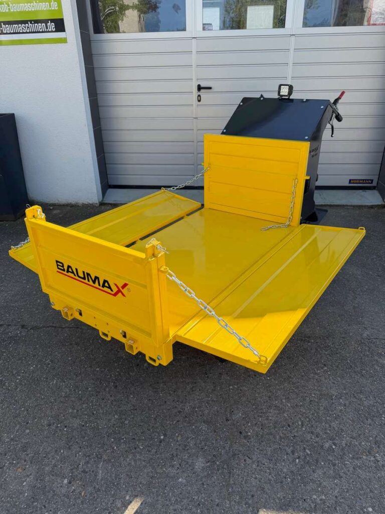 Baumax Mini-Dumper mit offenen Seitenwänden